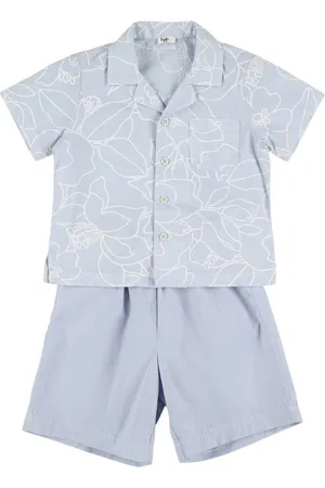 Il gufo Shorts Y Camisa De Algodón