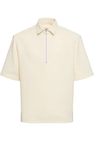 Lc23 Camisa De Crochet Con Media Cremallera