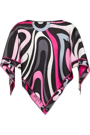 Puccini Camisa De Sarga De Seda Estampada