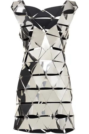 Paco rabanne Vestido Corto Sin Mangas