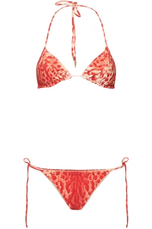 Roberto Cavalli Bikini Triangular Estampado Set