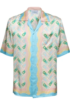 Casablanca Camisa De Seda Estampada