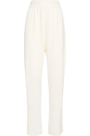 Agnona Pantalones De Punto De Algodón
