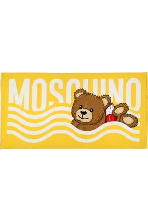Moschino Toalla De De Rizo De Algodón Estampado