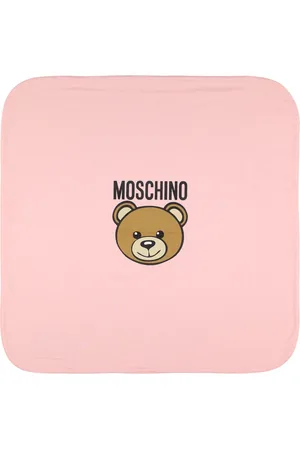 Moschino Manta De Algodón Con Estampado