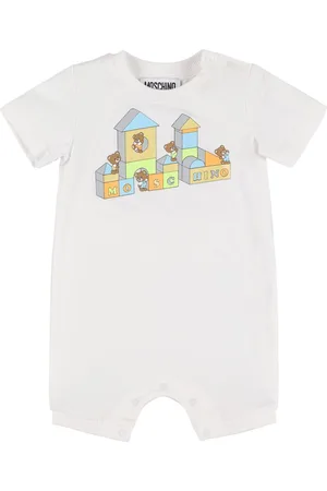 Moschino Pelele De Algodón Estampado