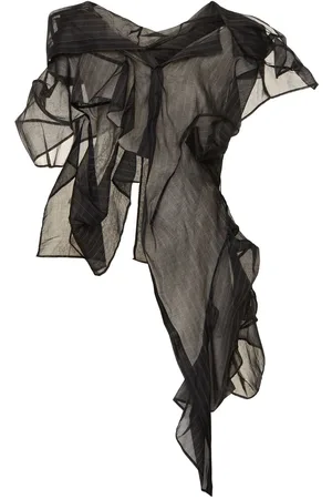 YOHJI YAMAMOTO Camiseta De Algodón Y Seda