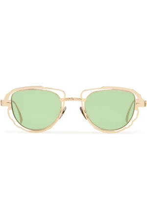 KUBORAUM Gafas De Sol Redondas Metalizadas