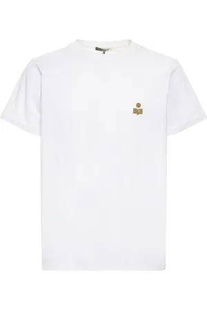 Isabel Marant Camiseta De Jersey De Algodón Con Logo