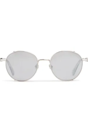 Moncler Gafas De Sol Redondas De Metal