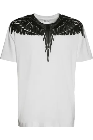 MARCELO BURLON Camiseta De Jersey De Algodón Con Estampado