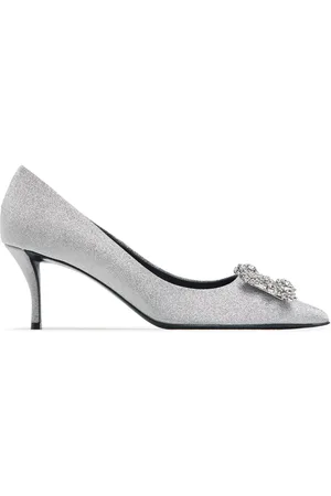 Roger Vivier Zapatos Pumps Flower Strass Con Glitter 65mm