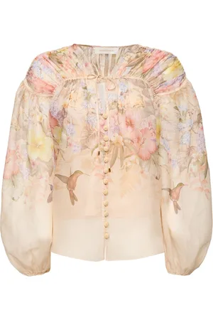 ZIMMERMANN Camisa De Lino Y Seda