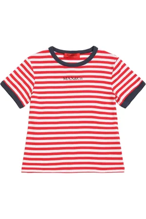 Max&Co. Camiseta De Jersey De Algodón Bordada