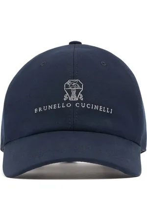Brunello Cucinelli Gorra De Algodón Con Logo