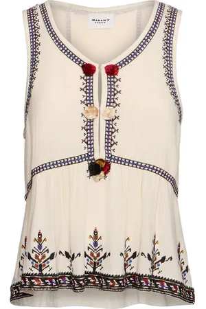 Marant Etoile Top De Viscosa Bordada