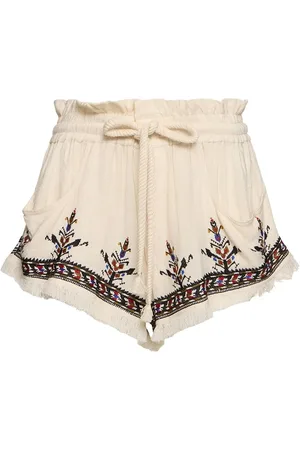 Marant Etoile Shorts De Viscosa Bordados