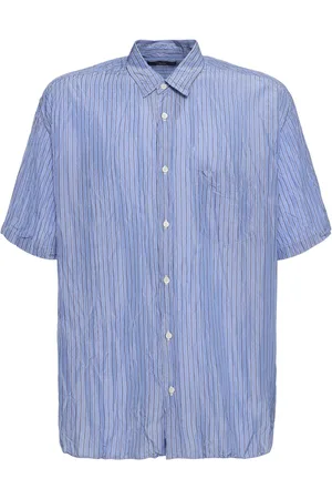 Comme des Garçons Camisa De Cupro Con Manga Corta