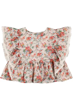 Louise Misha Camisa De Algodón Con Estampado Floral