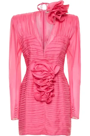MAGDA BUTRYM Vestido Corto De Seda Georgette