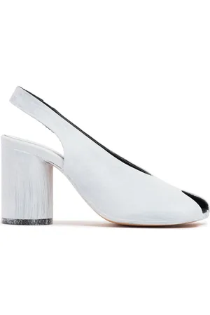 Maison Margiela Zapatos Destalonados De Piel 80mm