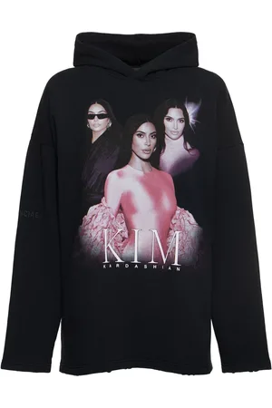 Balenciaga Sudadera Kim K De Algodón Con Capucha