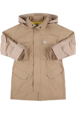 Msgm Parka De Algodón Con Capucha