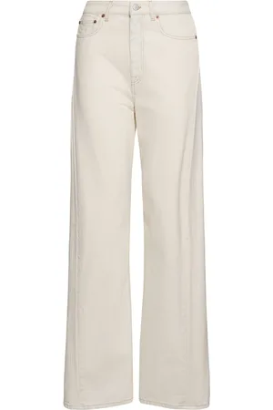 Maison Margiela Jeans Rectos De Algodón