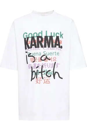 Vetements Camiseta De Algodón Estampada