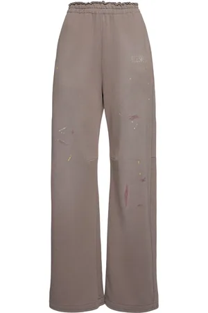 Maison Margiela Pantalones Deportivos De Jersey De Algodón