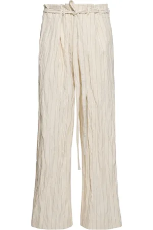ANN DEMEULEMEESTER Pantalones De Algodón