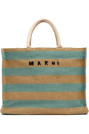 Marni Bolso Tote Grande Basket Efecto Rafia