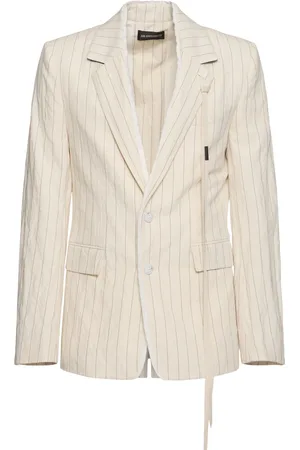 ANN DEMEULEMEESTER Blazer De Algodón