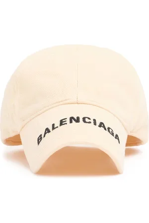 Balenciaga Gorra De Baseball De Algodón Con Logo