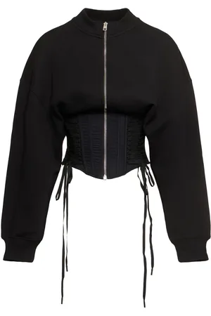 MUGLER Sudadera De Corset De Jersey