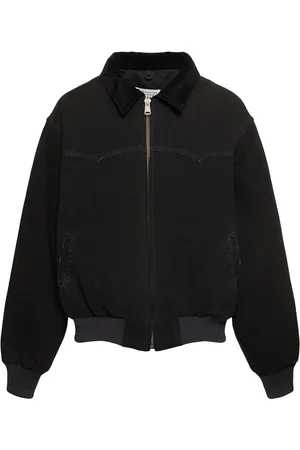 Maison Margiela Chaqueta Deportiva De Algodón Con Cremallera