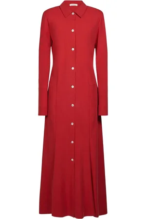 The Row Vestido Camisero De Seda