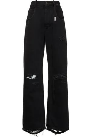 ANN DEMEULEMEESTER Jeans Anchos De Denim