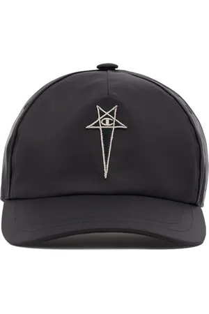 Rick Owens Gorra De Baseball De Nylon Con Logo