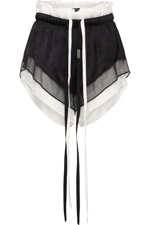 ANN DEMEULEMEESTER Silk Blend Boxer Shorts