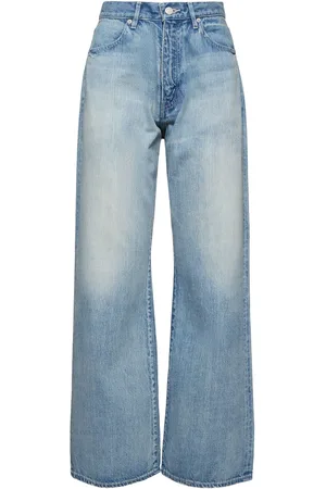Auralee Jeans Deslavados De Denim