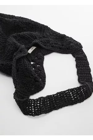 MANGO Mujer Bolsas - Bolso saco crochet