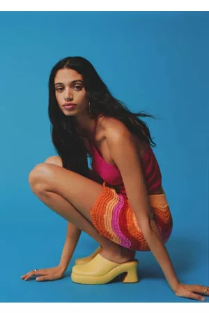 MANGO Mujer Zuecos - Zueco piel tacón bloque