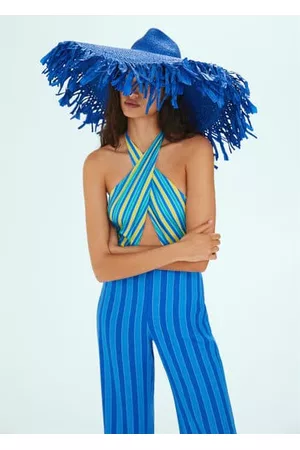 MANGO Mujer Sombreros - Sombrero maxi fibra natural