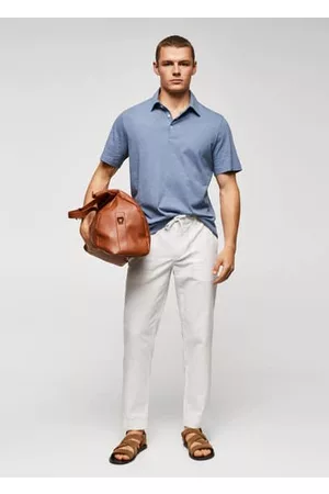 MANGO Hombre Playeras polo - Polo básico 100% algodón