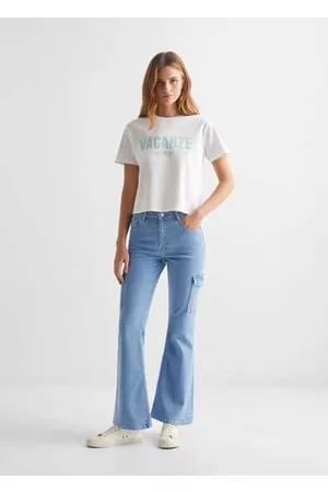 MANGO Niña y chica adolescente Jeans - Jeans flare cargo