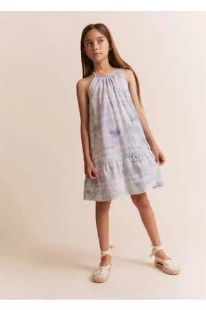 MANGO Niña y chica adolescente Vestidos - Vestido algodón tie-dye