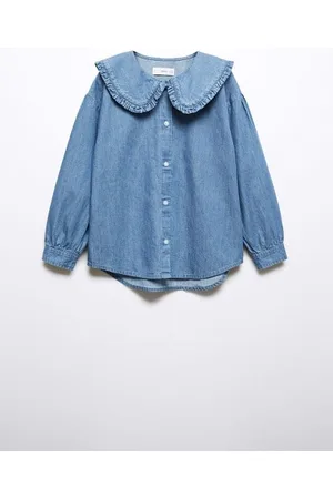 Blusa de mezclilla para niña hot sale