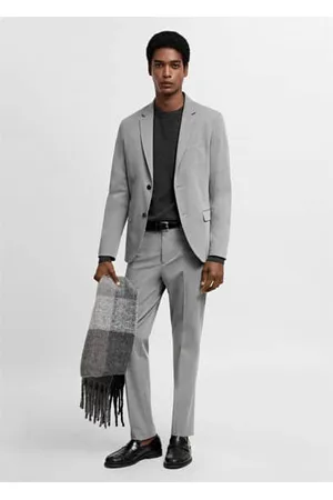 MANGO AN Pantalón traje París super slim fit