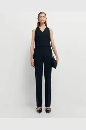 MANGO Chaleco traje lana E